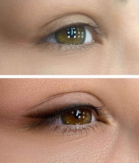 Maquilleur et modèle