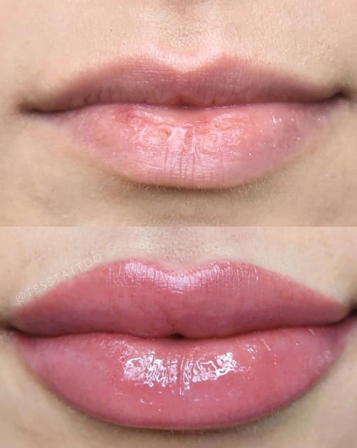 Maquilleur et modèle